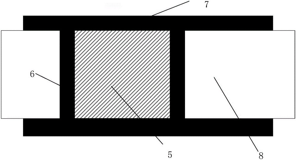 Test device and test method capable of simulating water pressure in tunnel