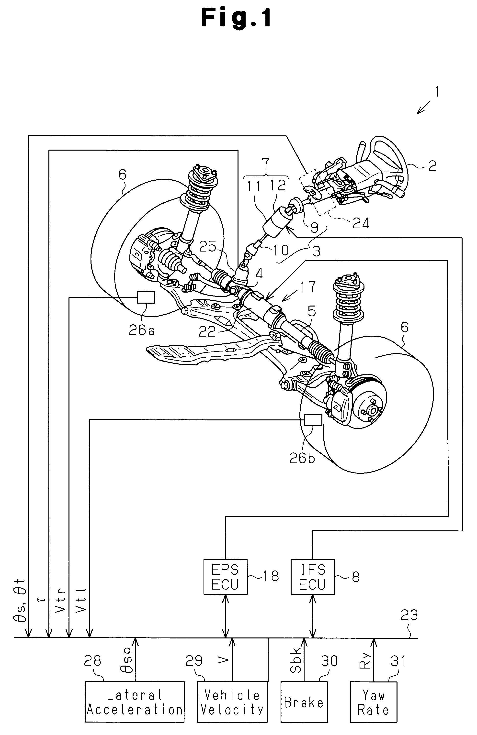 Vehicle steering apparatus