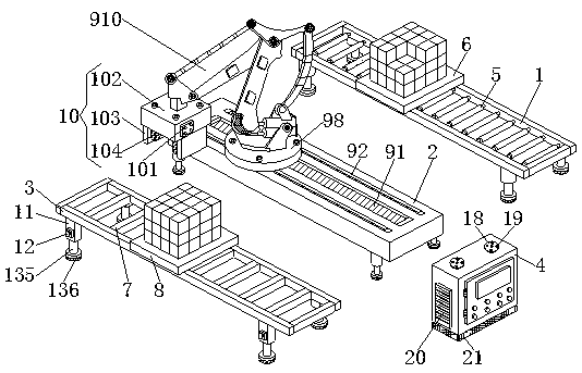 Stacking programming quick-opening module device