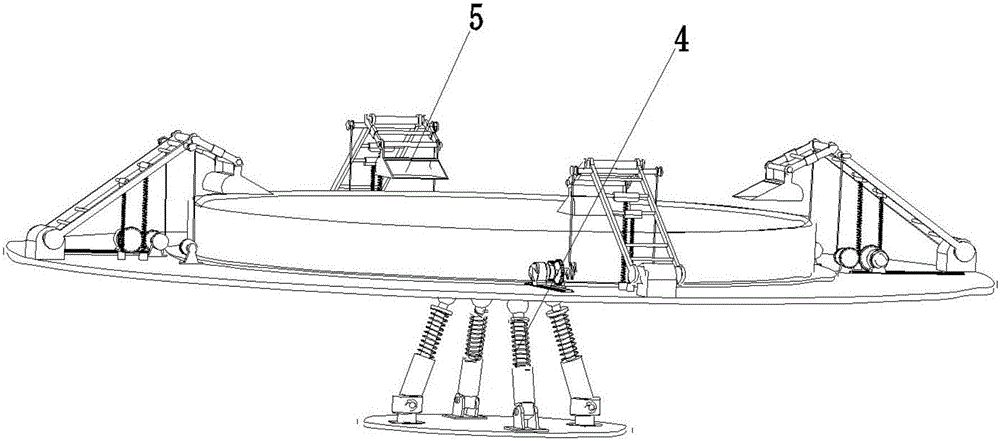 Mechanical arm for reservoir fish and shrimp feeding work intelligent robot