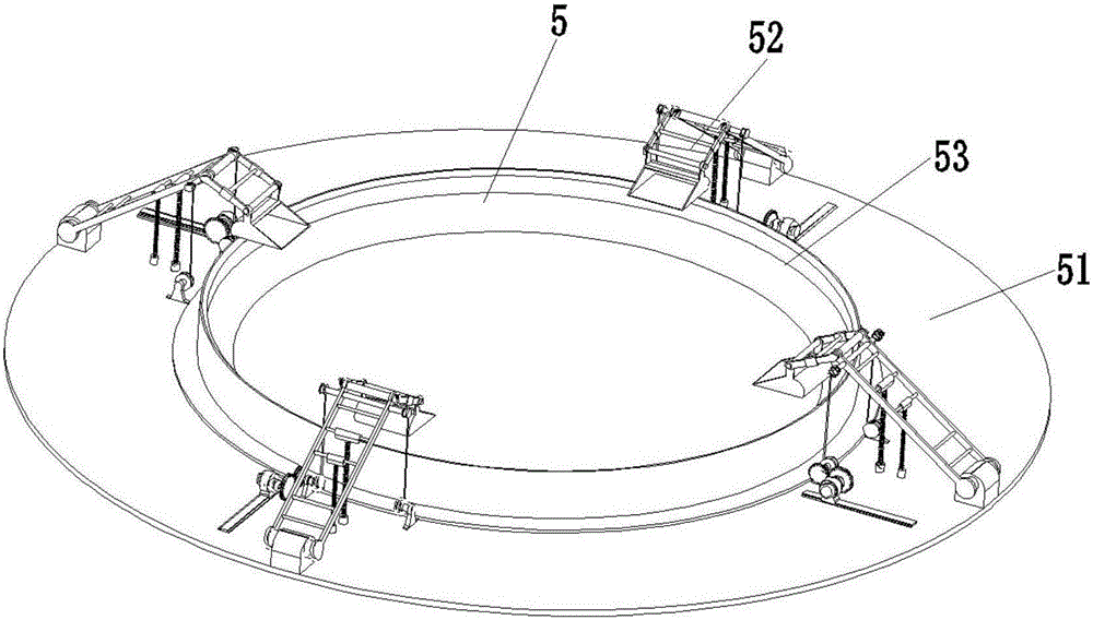 Mechanical arm for reservoir fish and shrimp feeding work intelligent robot