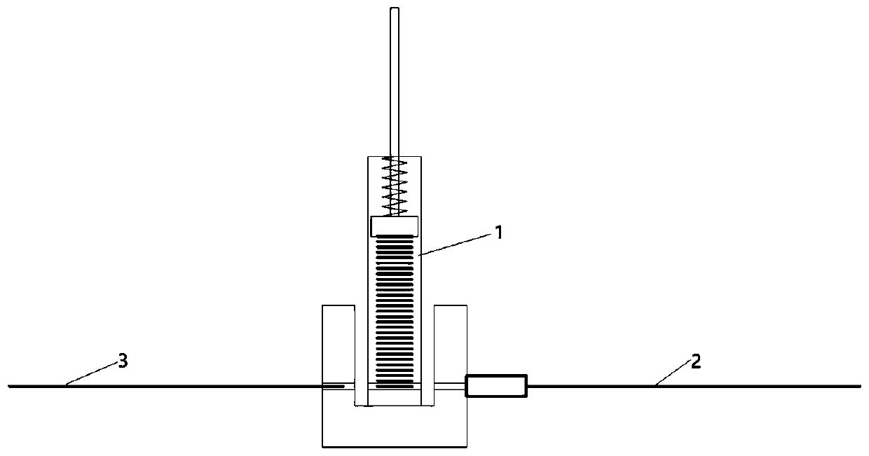 Feeding mechanism of particle transplanting device