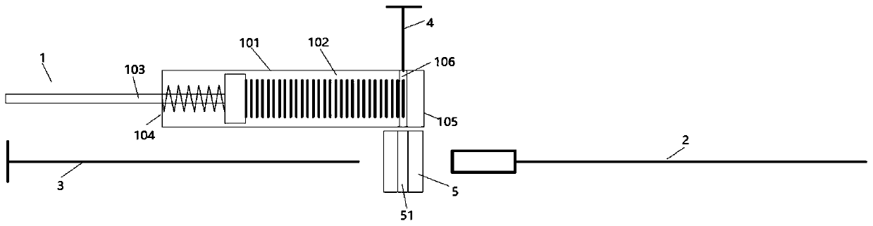 Feeding mechanism of particle transplanting device