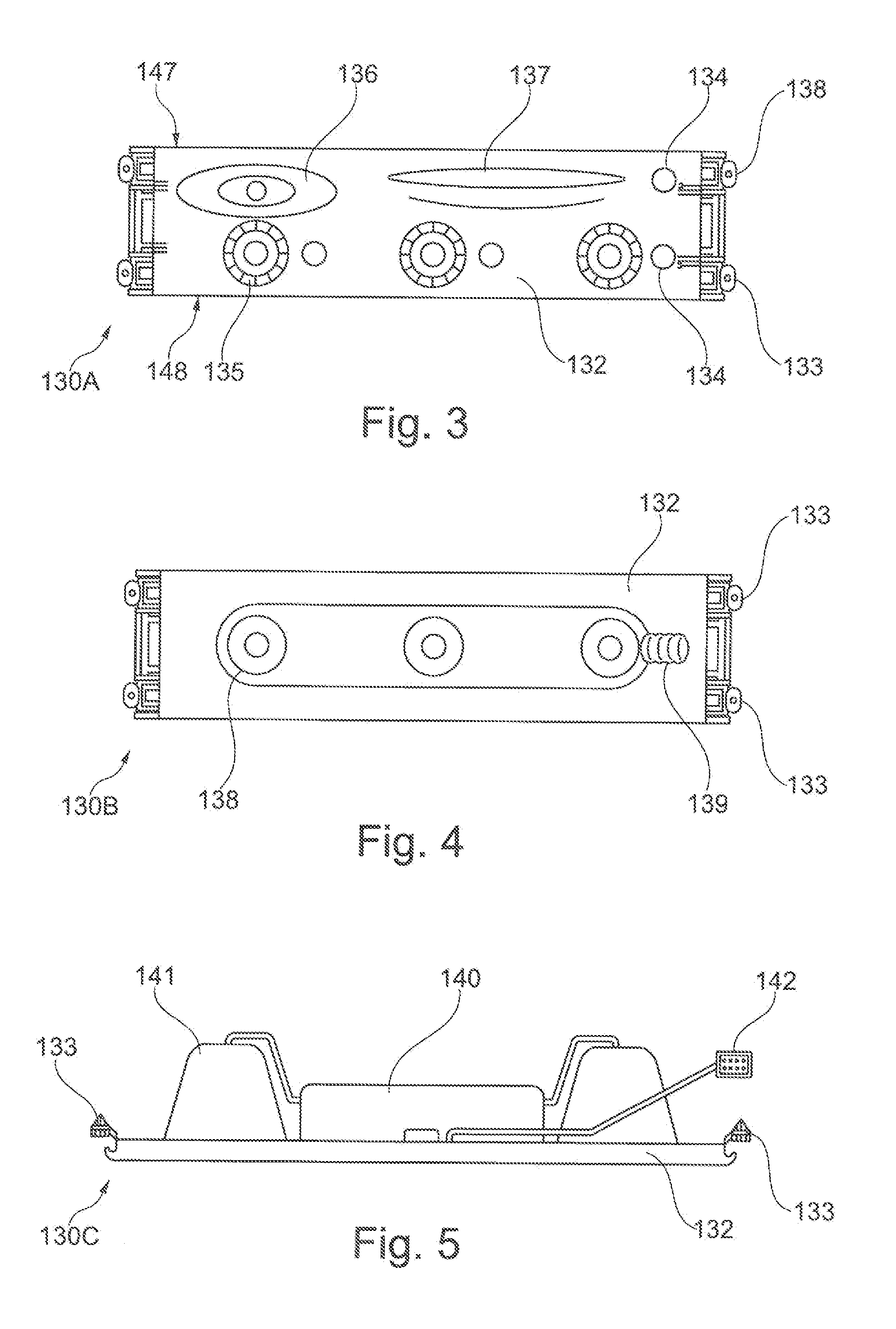 Interior component for a vehicle with a modular passenger service unit