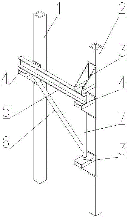 Flexible door anti-falling device