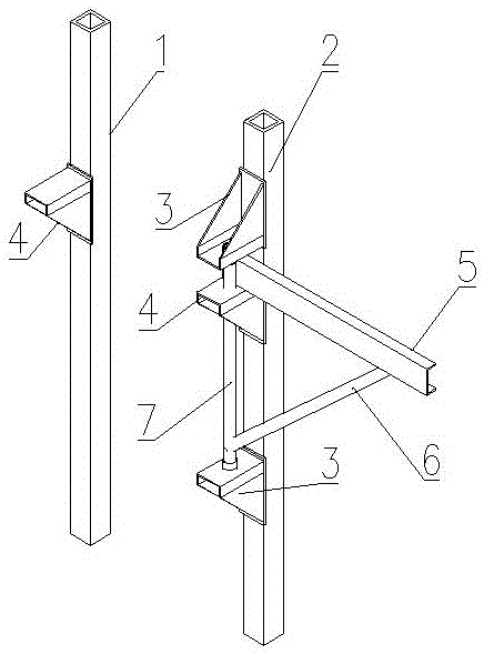 Flexible door anti-falling device