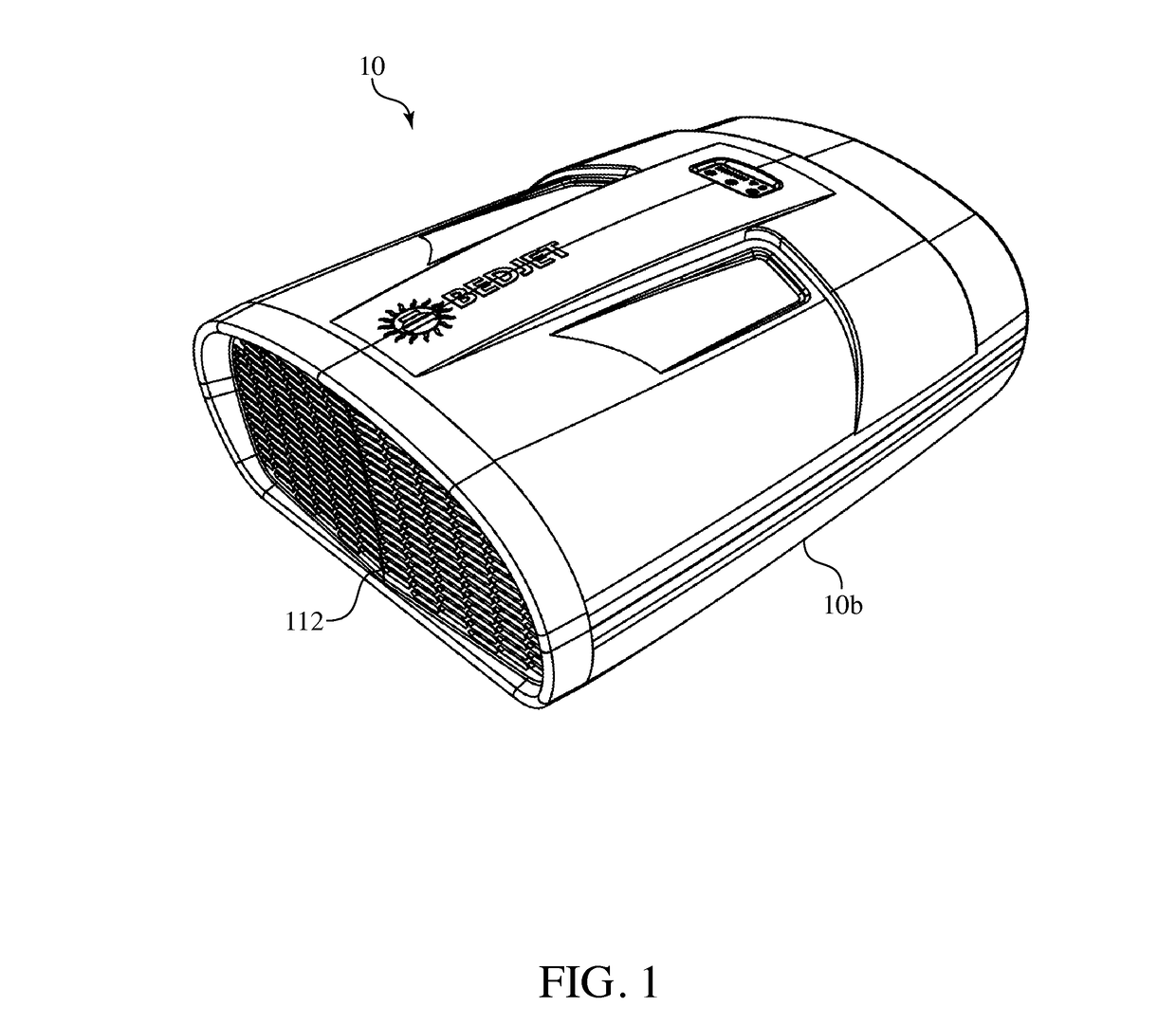 Bedding climate control apparatus with forced airflow for heating and ventilating