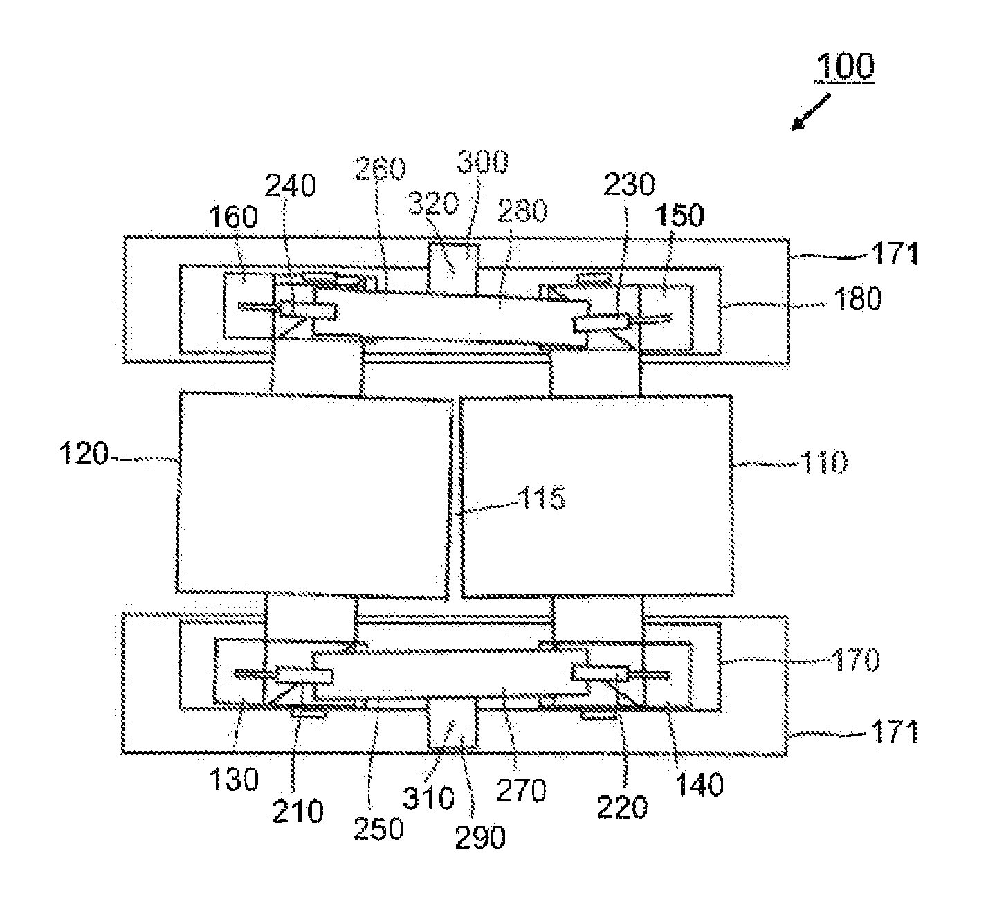 Roller press having torque balance