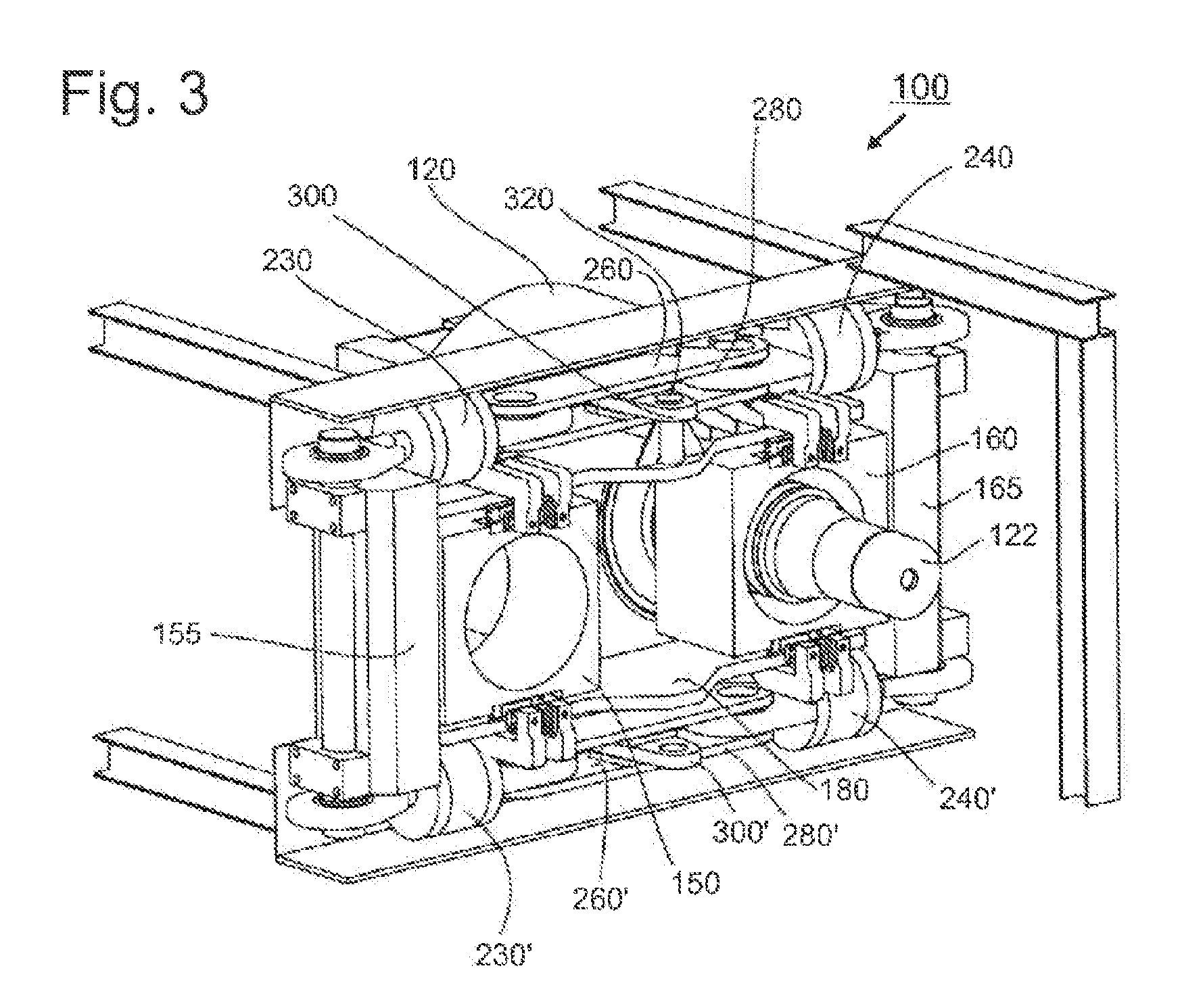 Roller press having torque balance