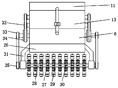 Device for degrading harmful substances of pesticide-contaminated soil