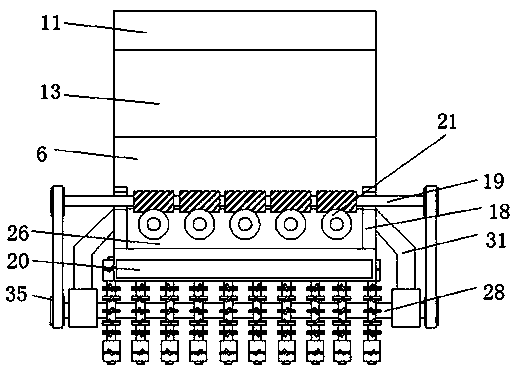 Device for degrading harmful substances of pesticide-contaminated soil