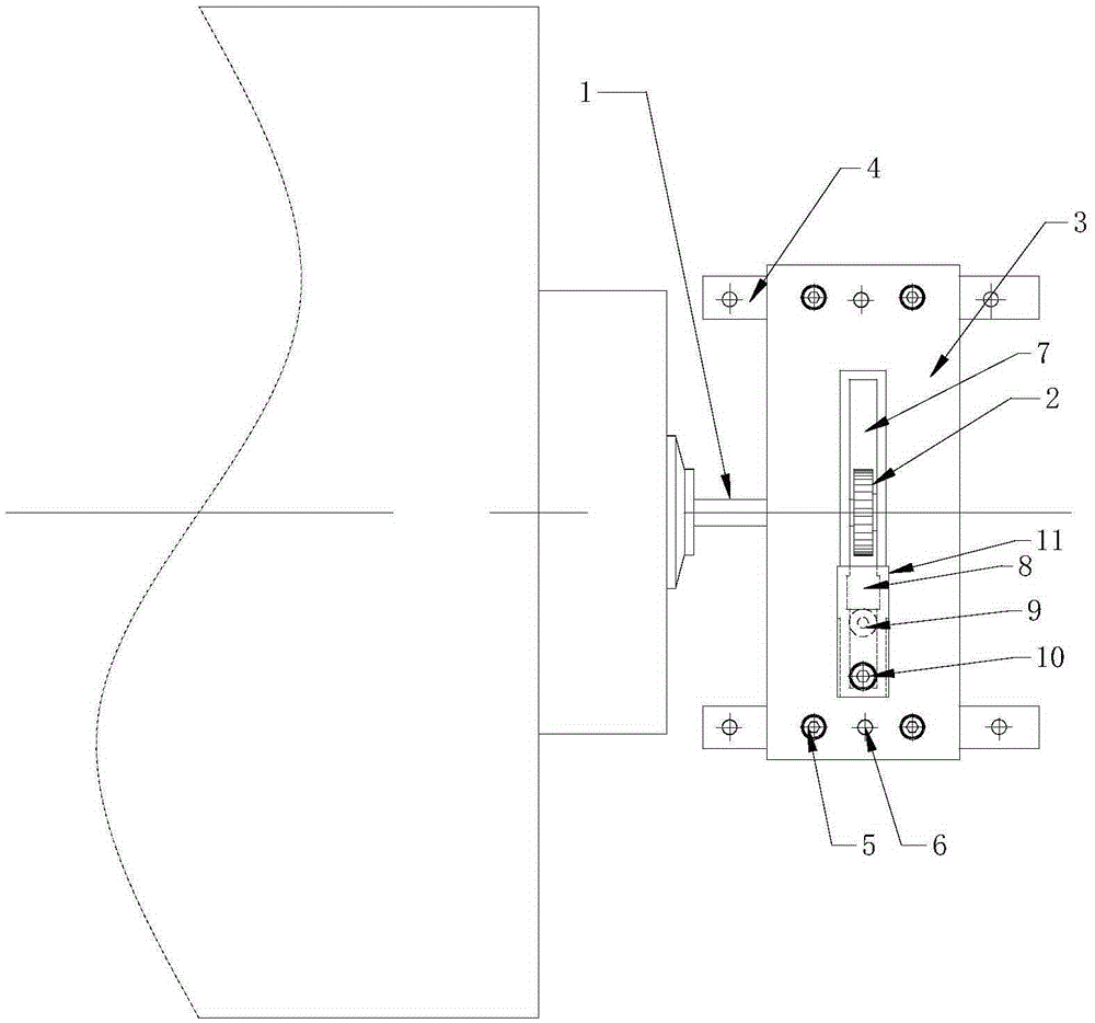 A table lathe milling fixture for processing the shell of radio frequency coaxial connector