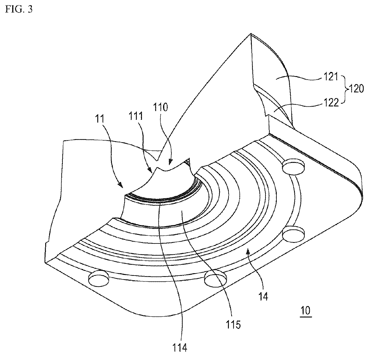 Reflective diffusing lens and light emitting module comprising the same