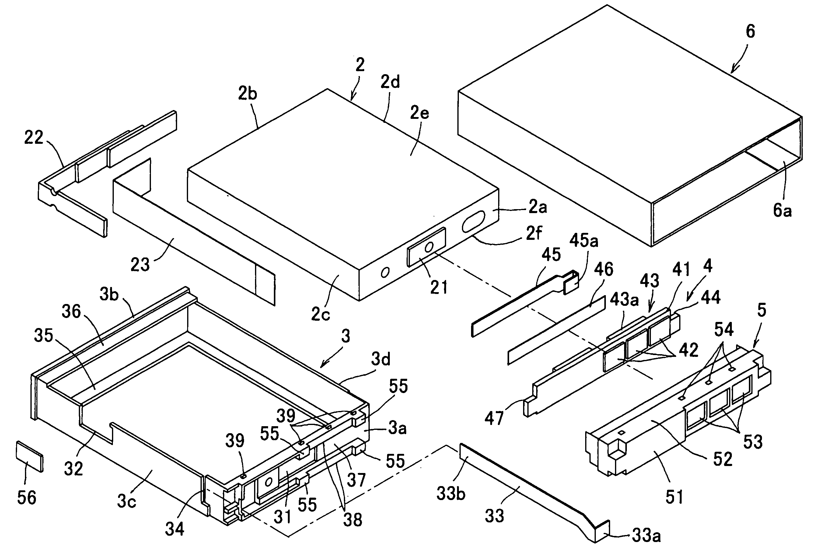 Structure of thin battery covered by outer packaging film, battery pack, and method for manufacturing battery pack