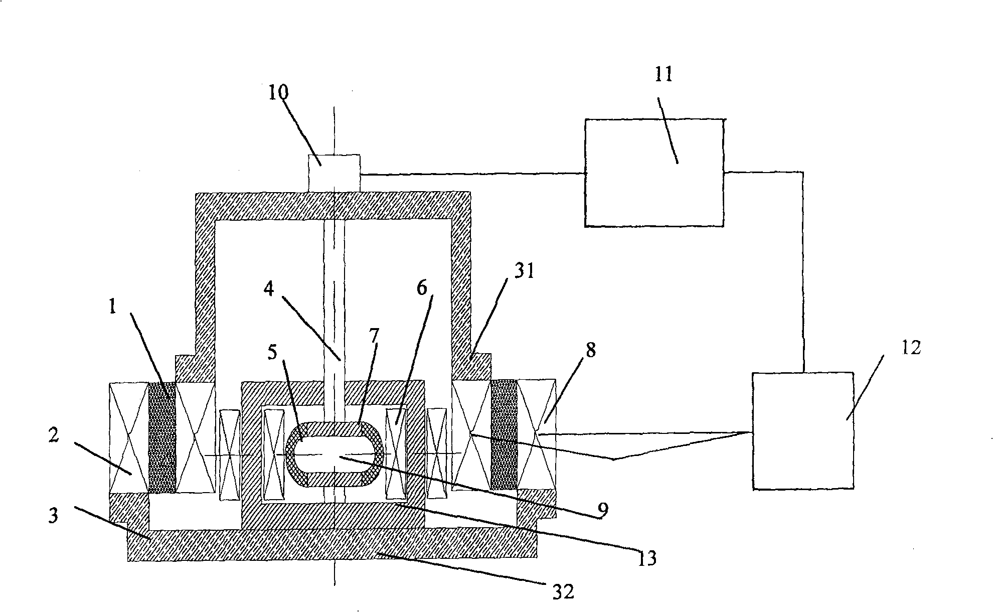 Parallel type vibration isolation buffer based on magneto-rheological technology