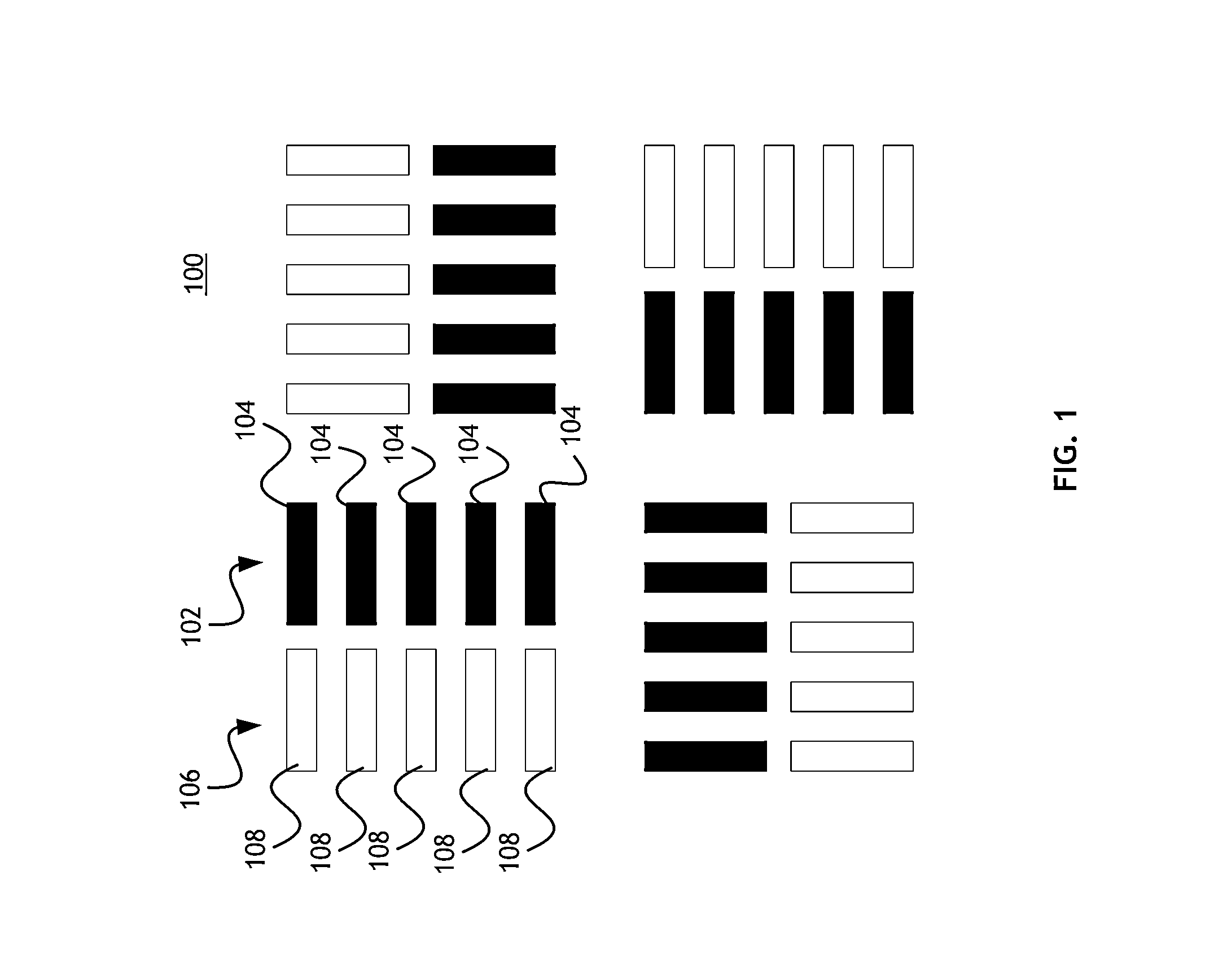 Overlay target geometry for measuring multiple pitches