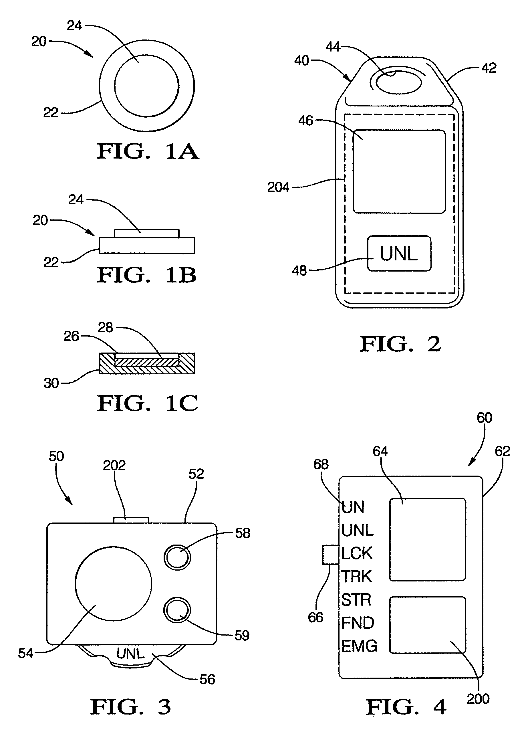 Mini fob with improved human machine interface