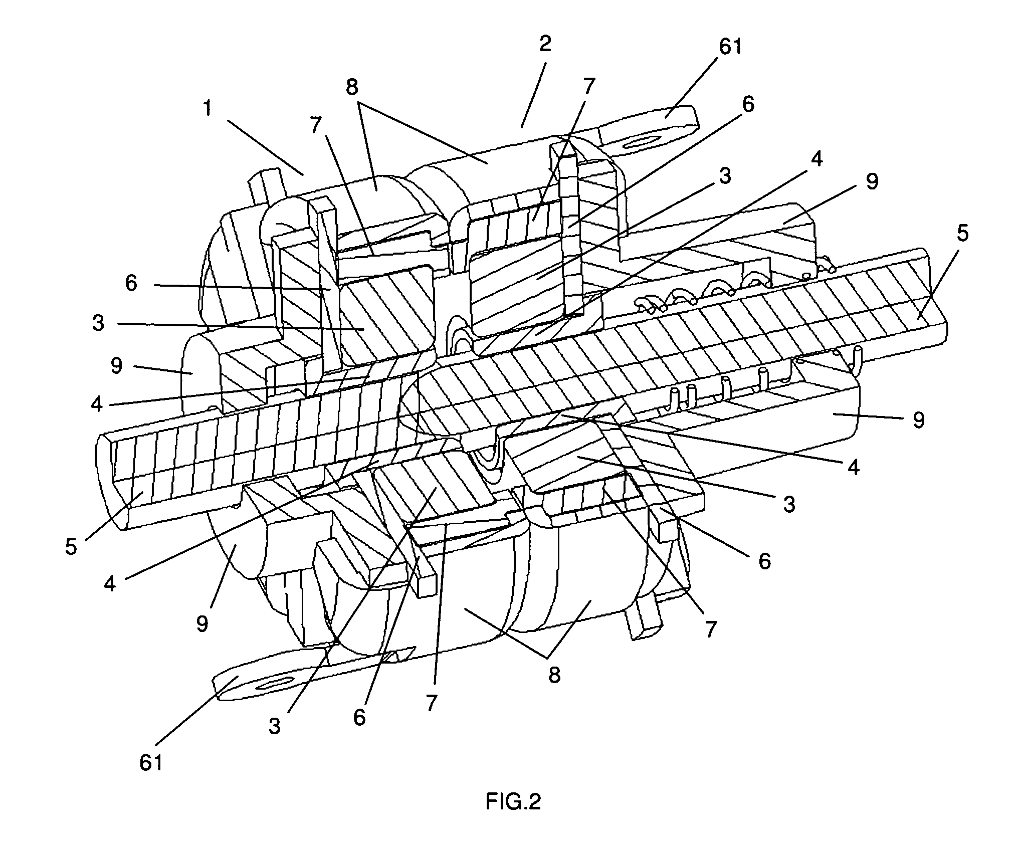 Magnetic means for detachably and rotatably connecting components in an audio speaker system