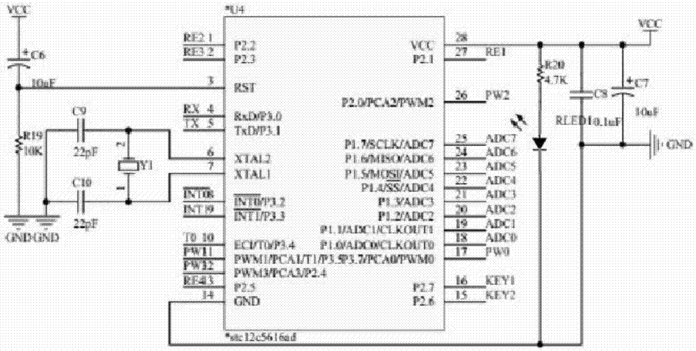 Data collection, control and transmission system based on MCU