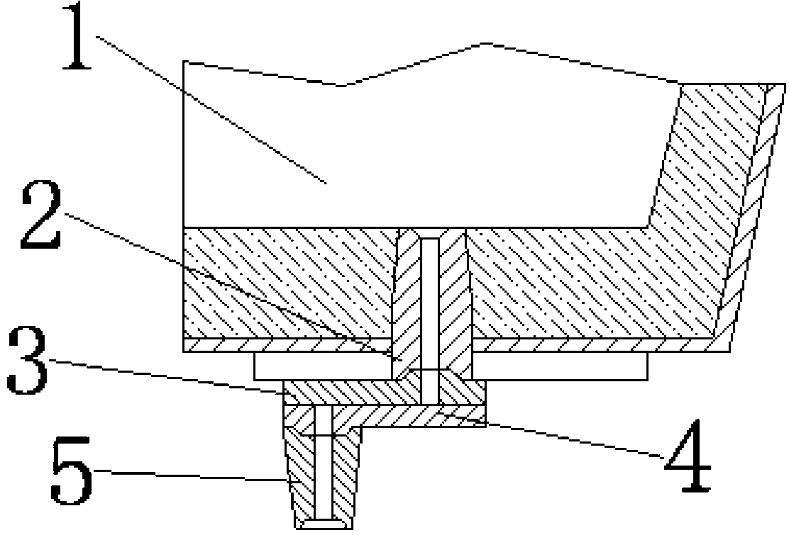 Ladle nozzle capable of improving automatic casting rate