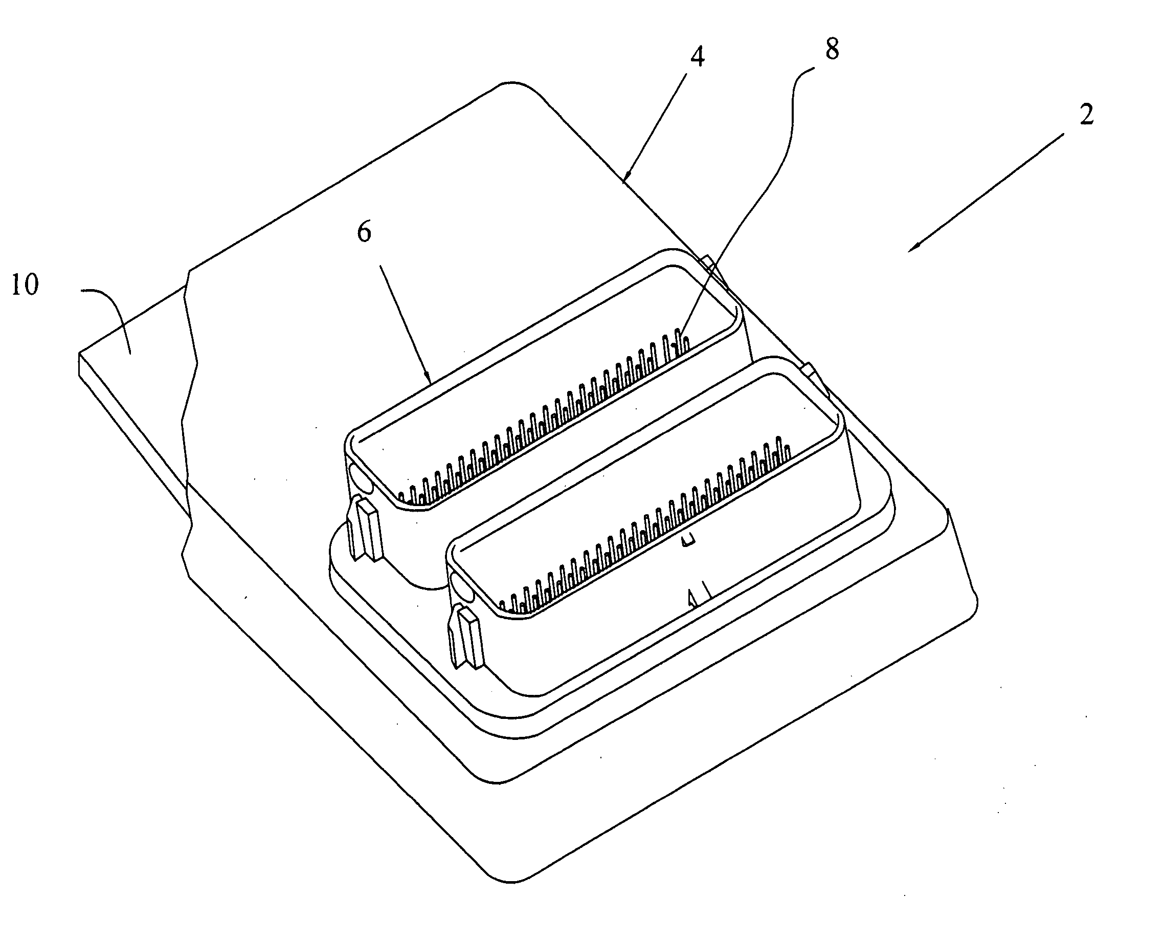 Sealed header and method of making