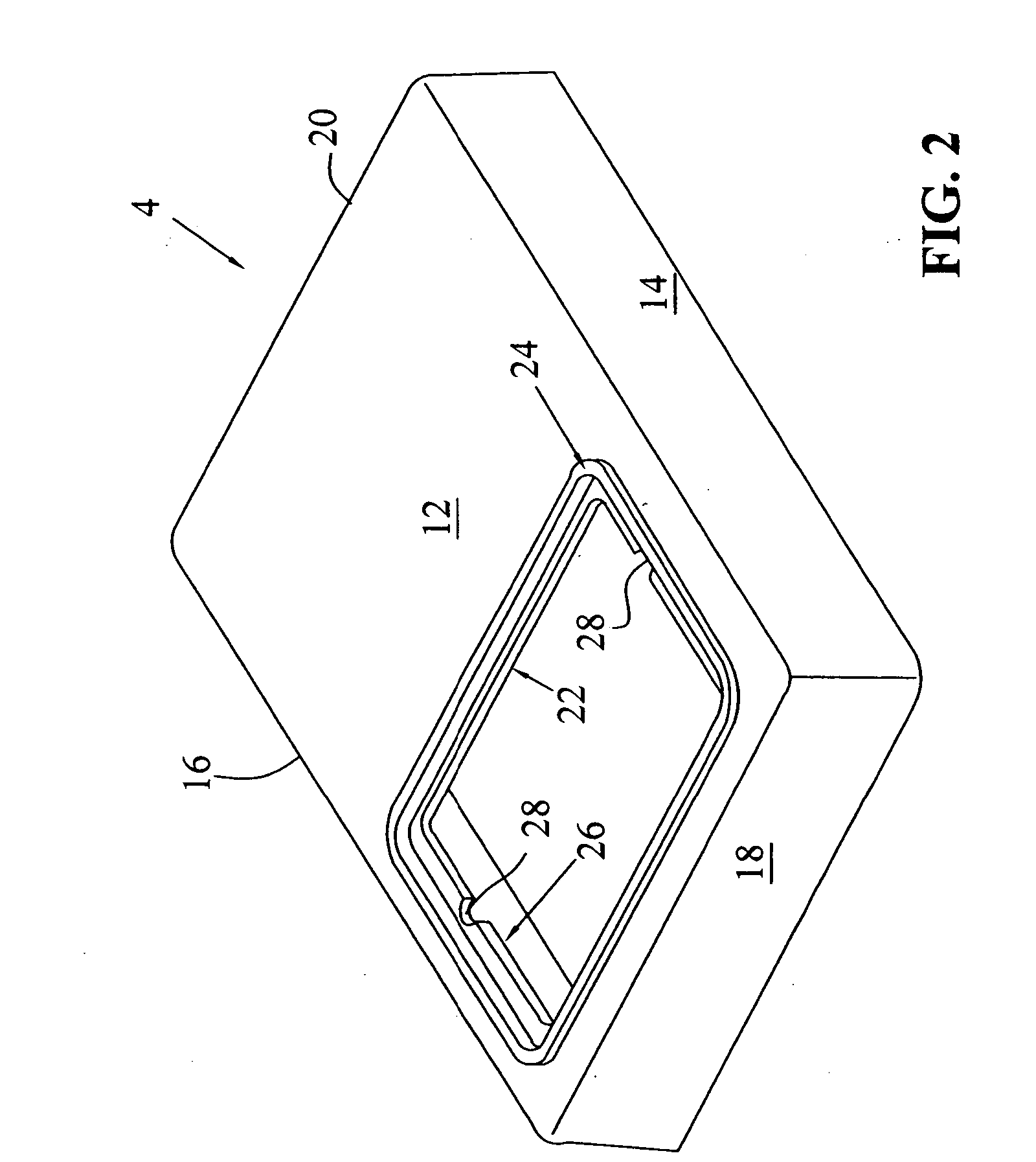 Sealed header and method of making