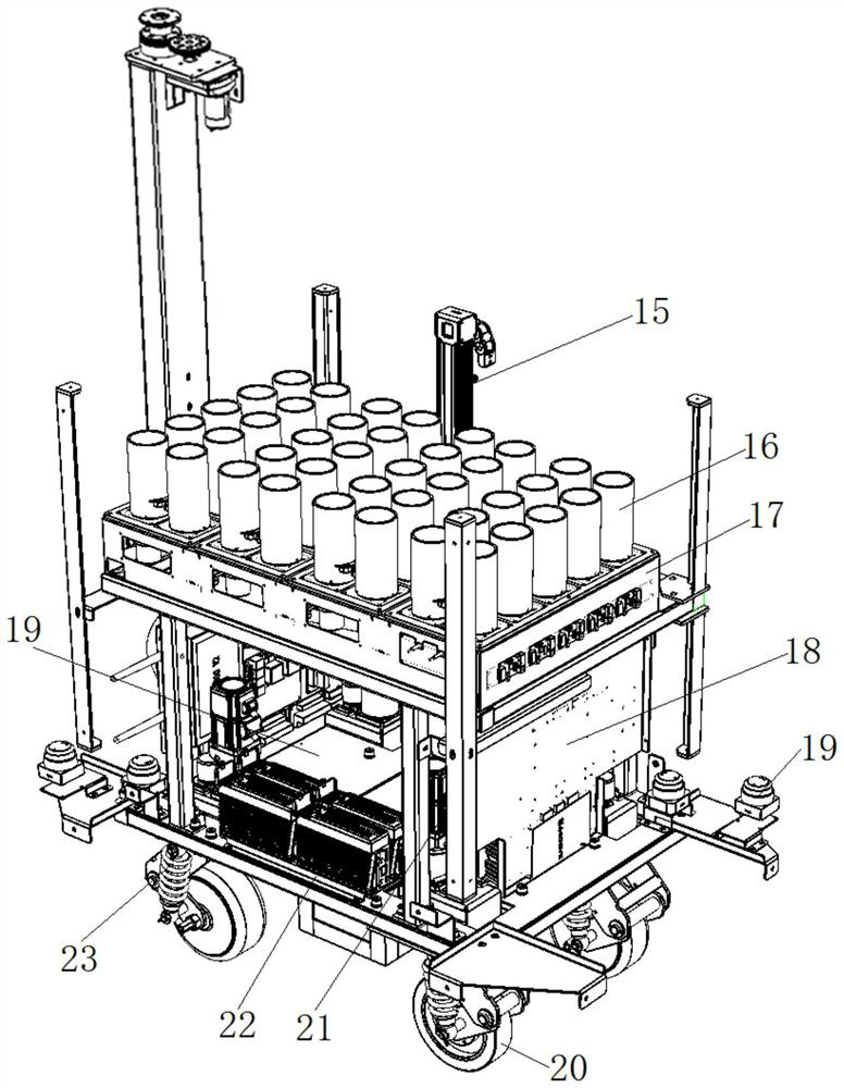 Mobile intelligent medicine delivering patrol robot