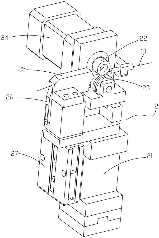 Ear stud welding machine