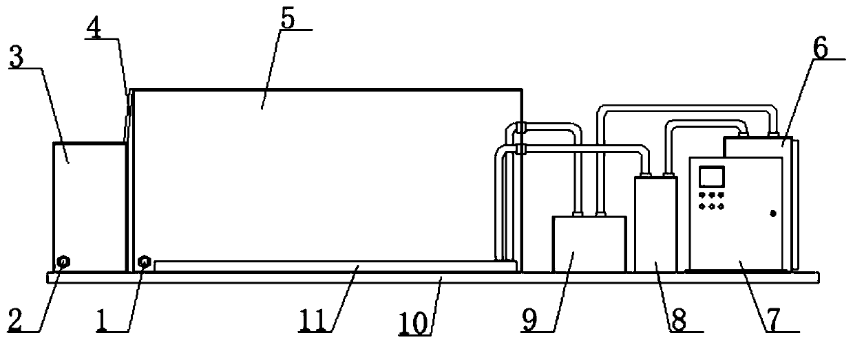 Multifunctional evaporation and refrigeration block ice maker