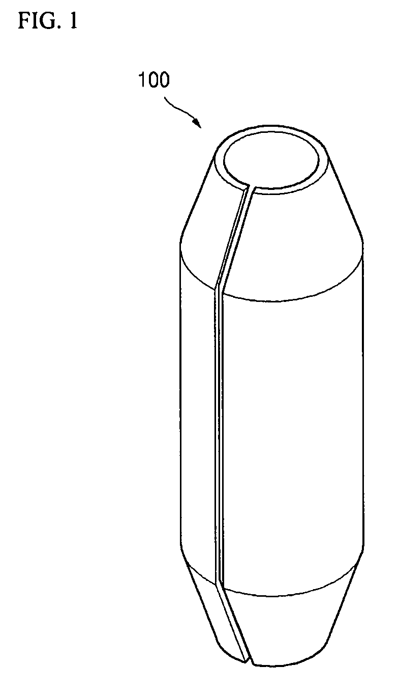 Cylindrical lithium secondary battery