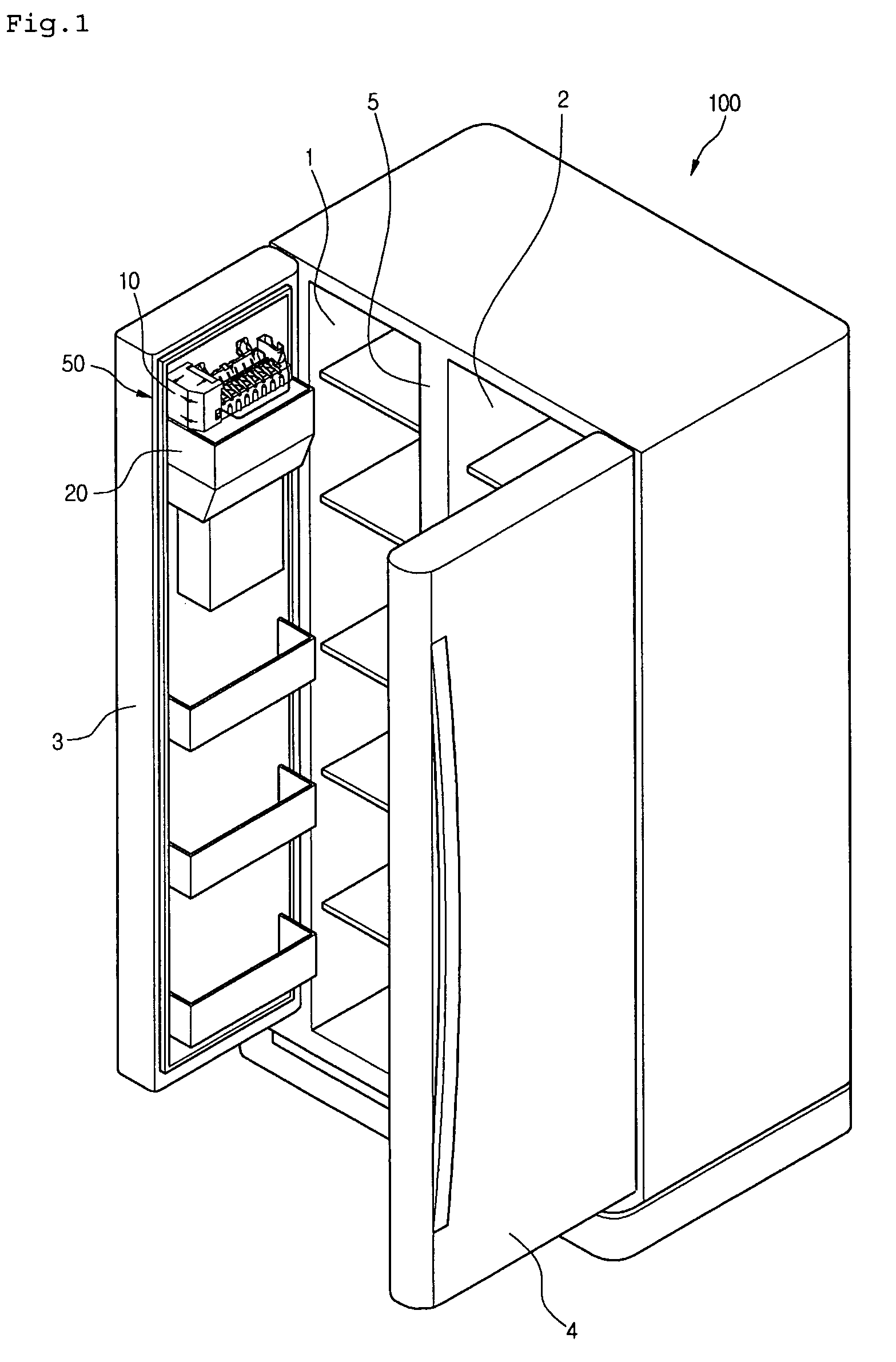 Cold air path structure of refrigerator