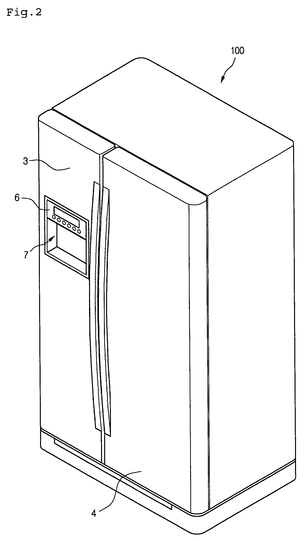 Cold air path structure of refrigerator