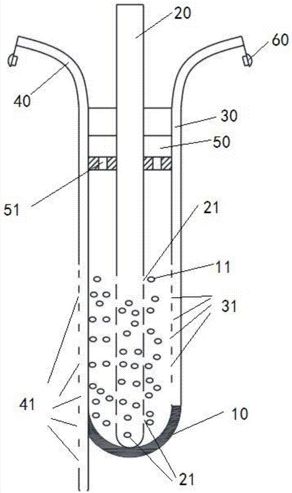 Novel medical peritoneal drainage tube and use method thereof