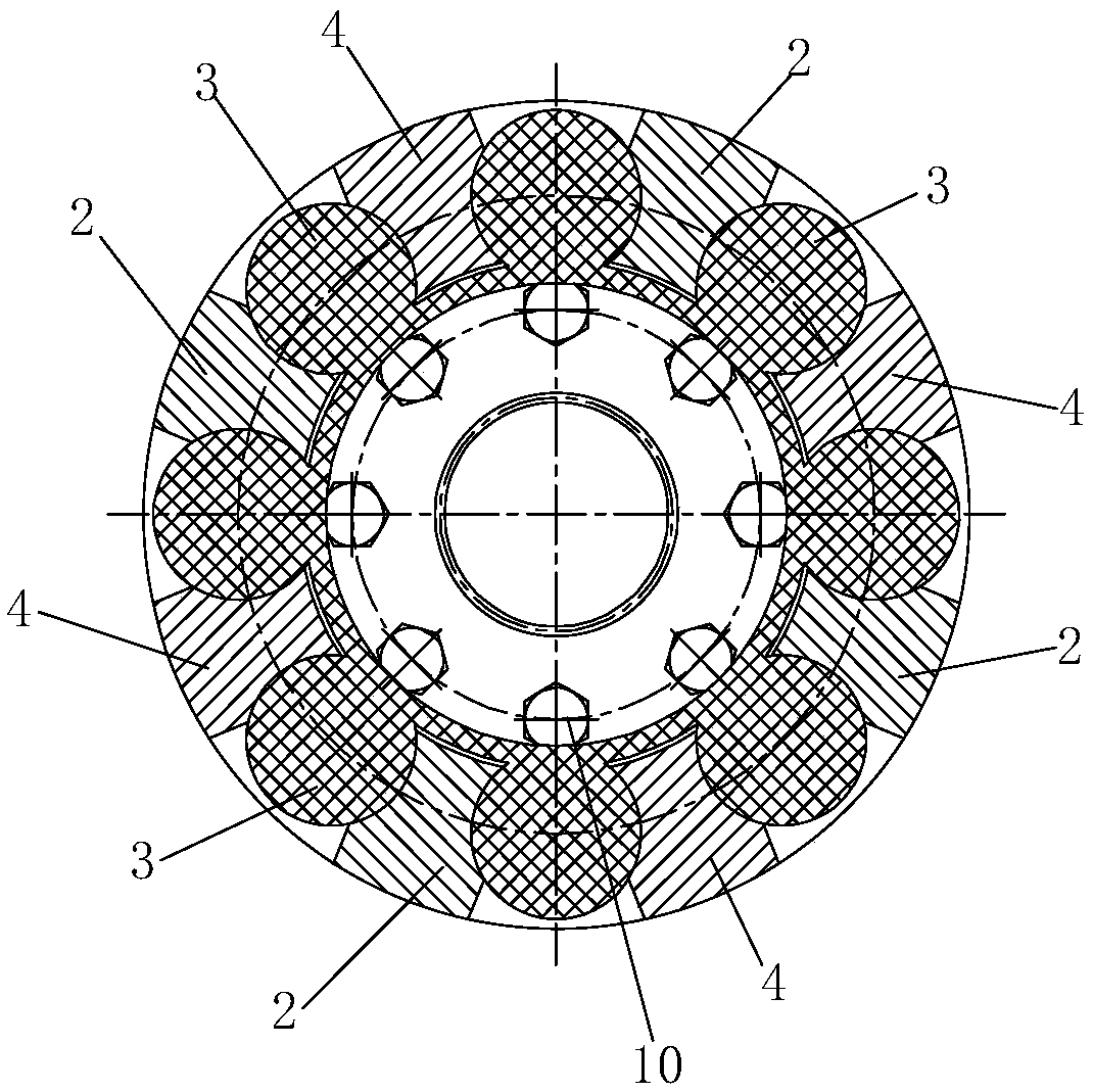 Expansion sleeve buffer coupling