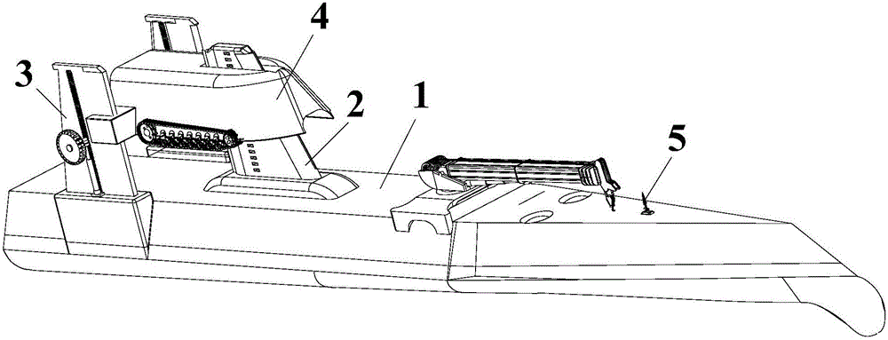 Saw-blade submergible polar-region scientific investigation ship