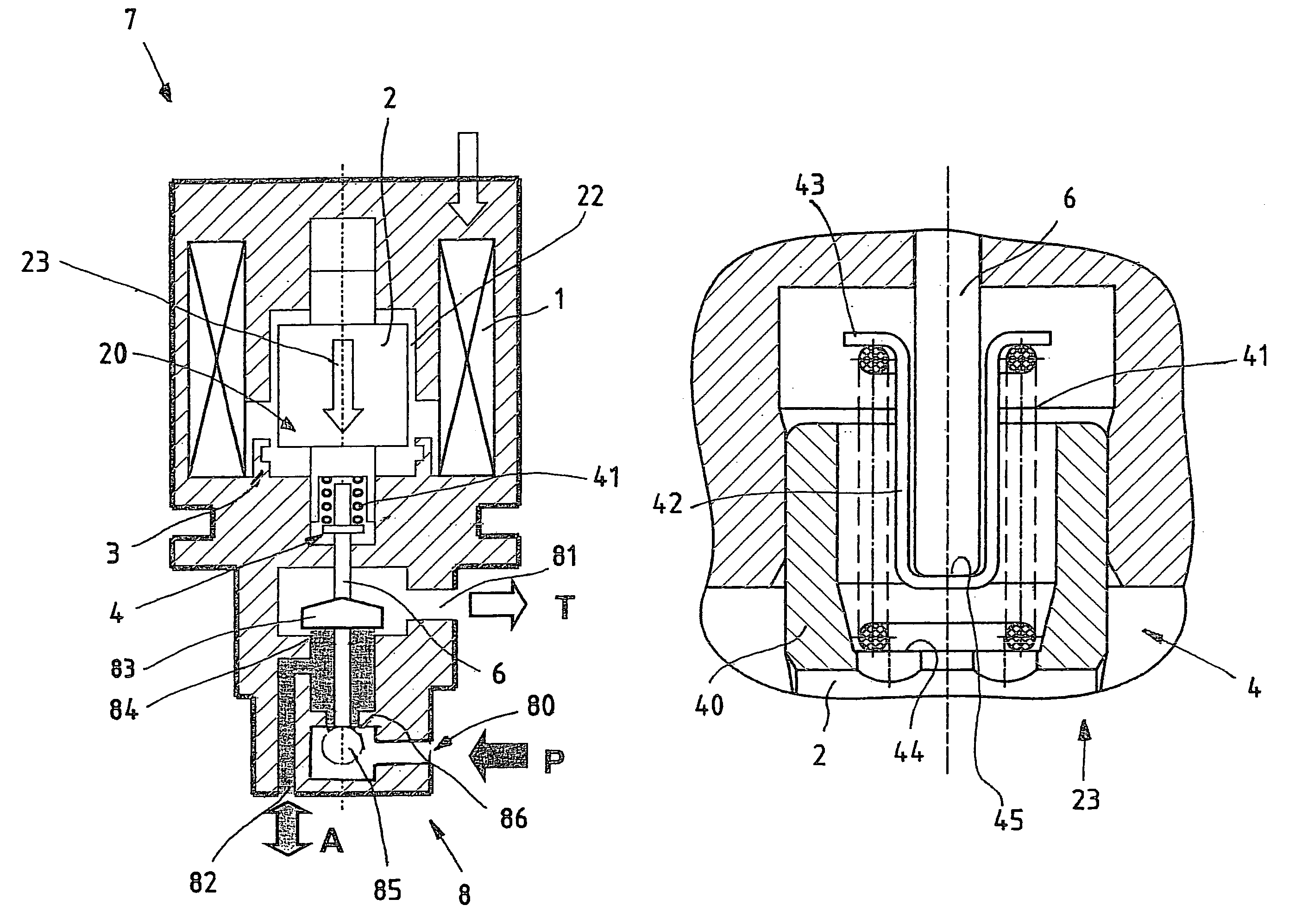 Solenoid with path converter