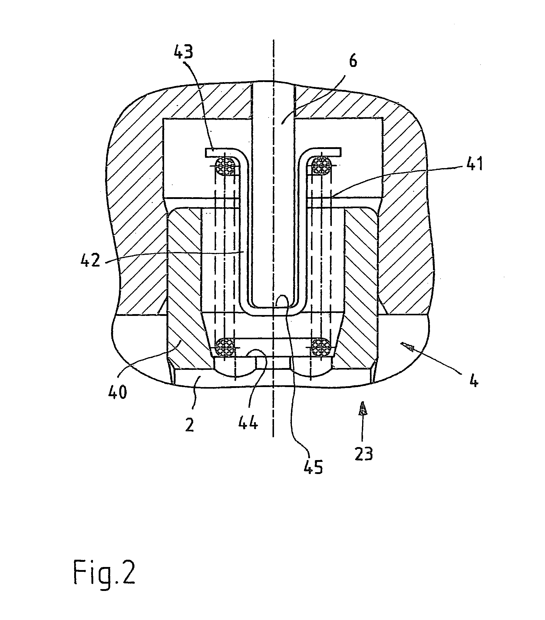 Solenoid with path converter