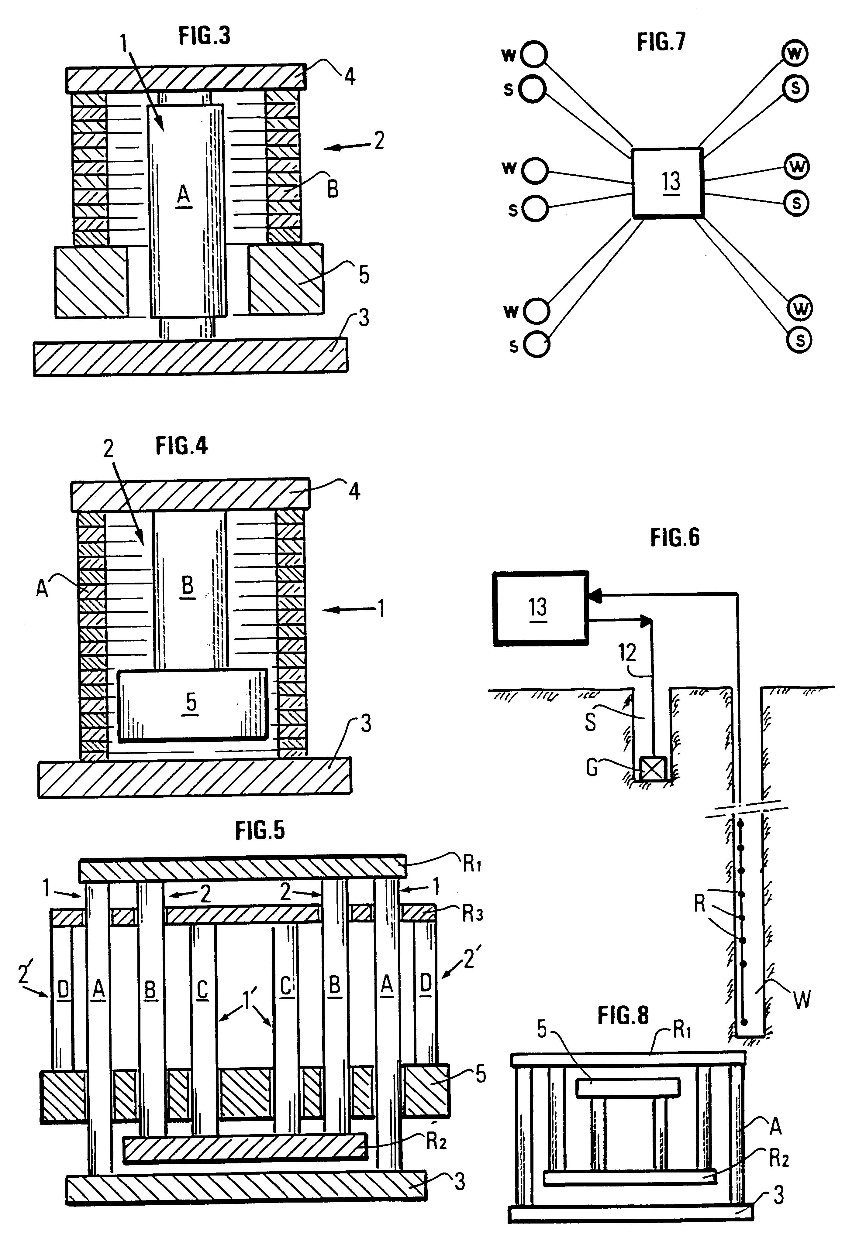 Compact vibrator and seismic monitoring or prospecting method using such a vibrator