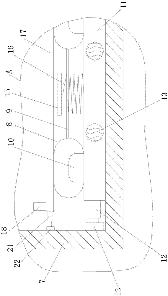 An airbag shock-absorbing transportation device