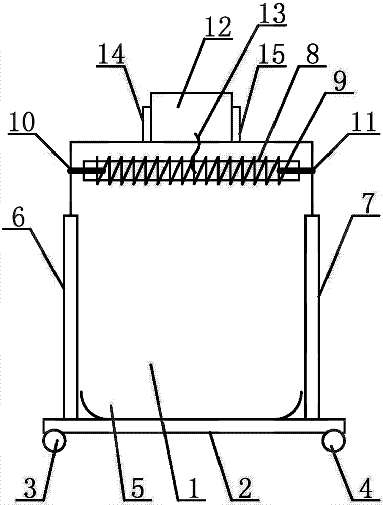 Laser paper thermal-drying device used for laser printing