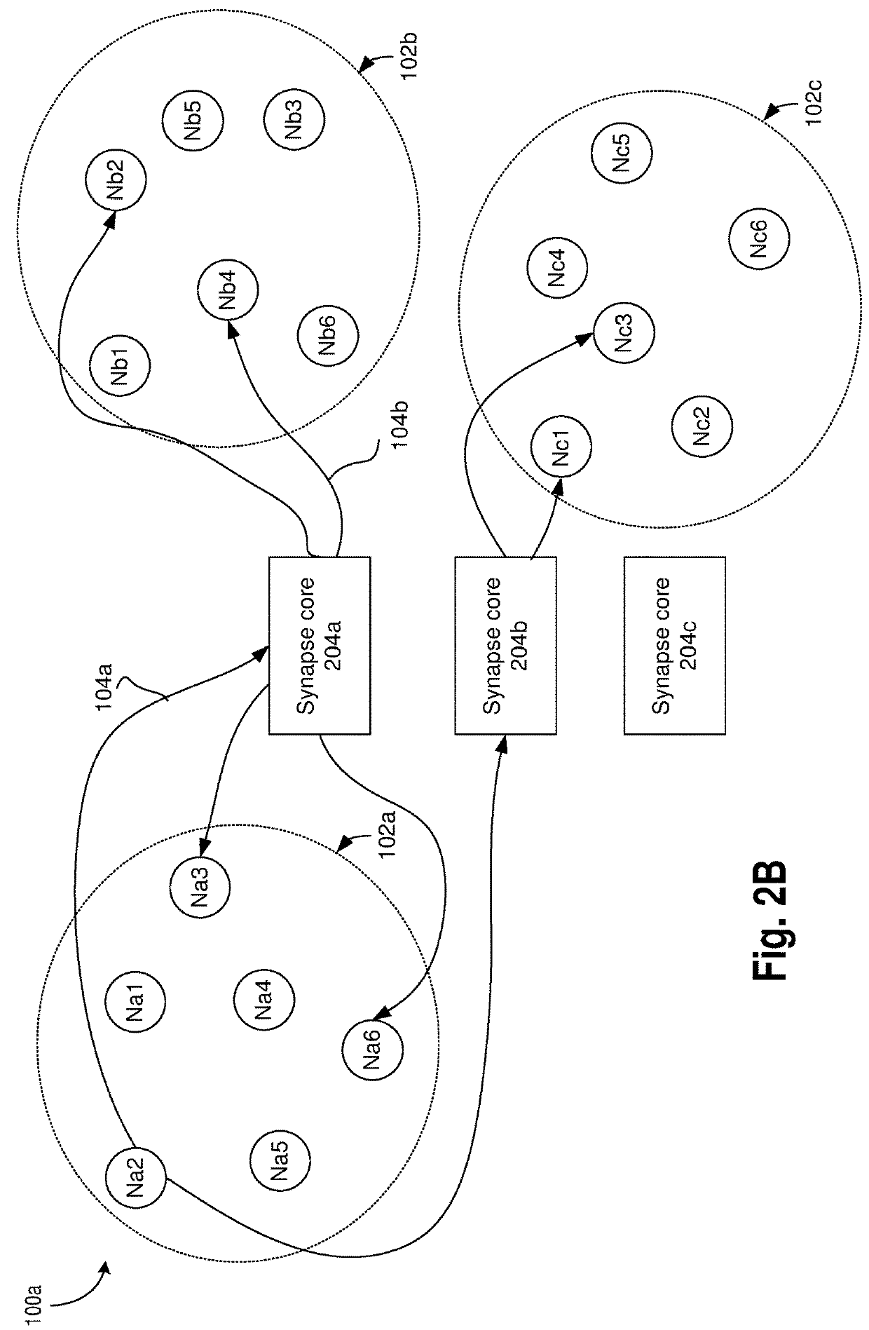 Neuromorphic circuits for storing and generating connectivity information