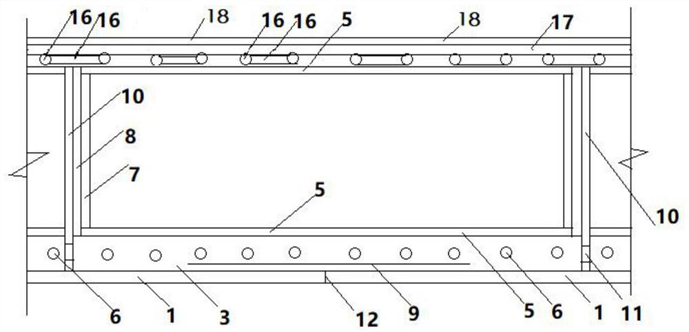 A glass fiber reinforced plastic profile composite floating raft