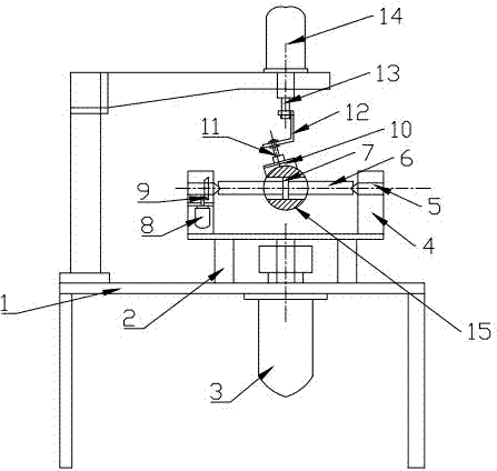 Ball body grinding machine