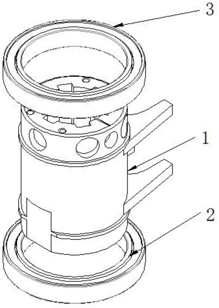 Double-fork shaft sleeve bearing automatic press-fitting system and assembling method