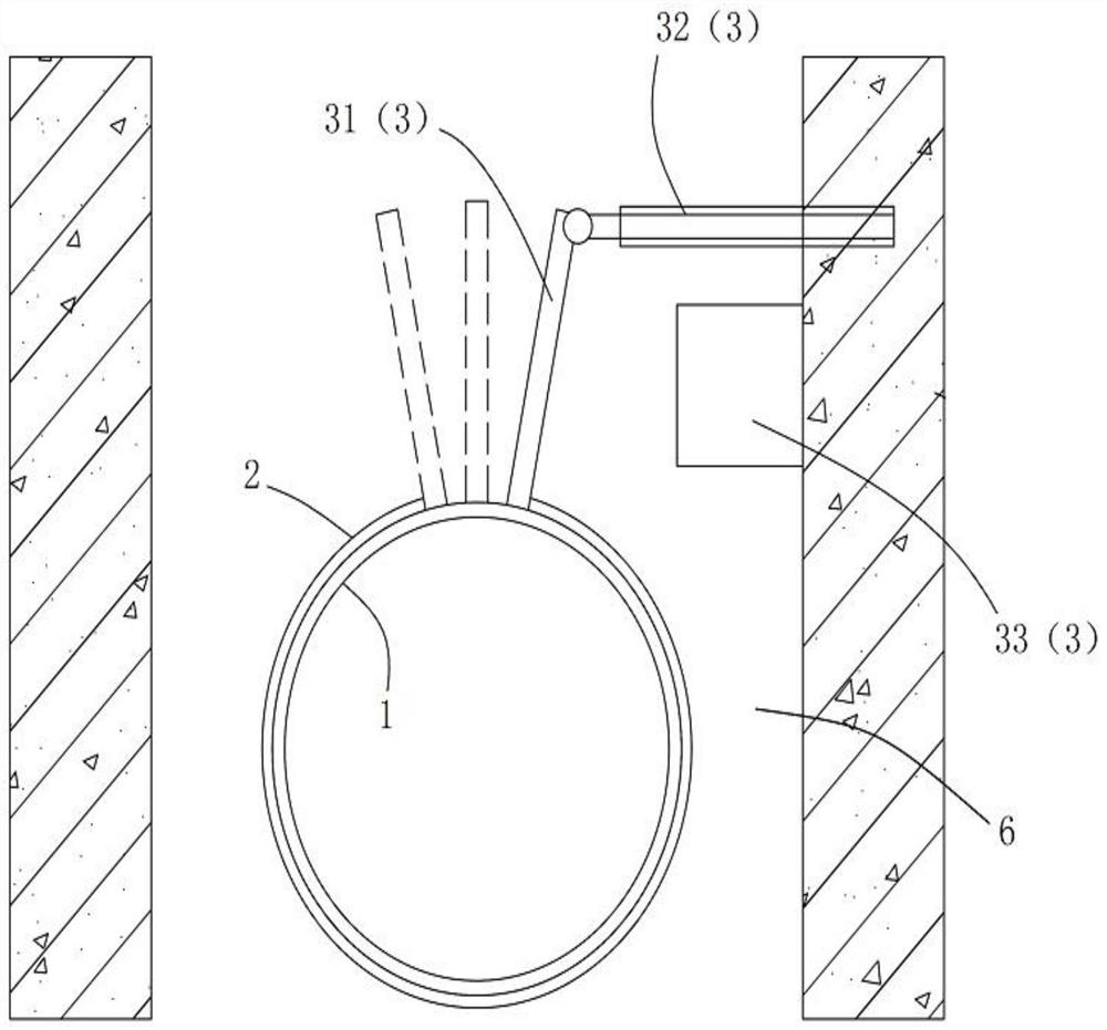 Pipeline system for rainwater source emission reduction and laying method