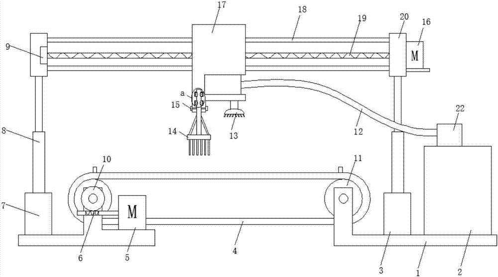 Automobile case painting device