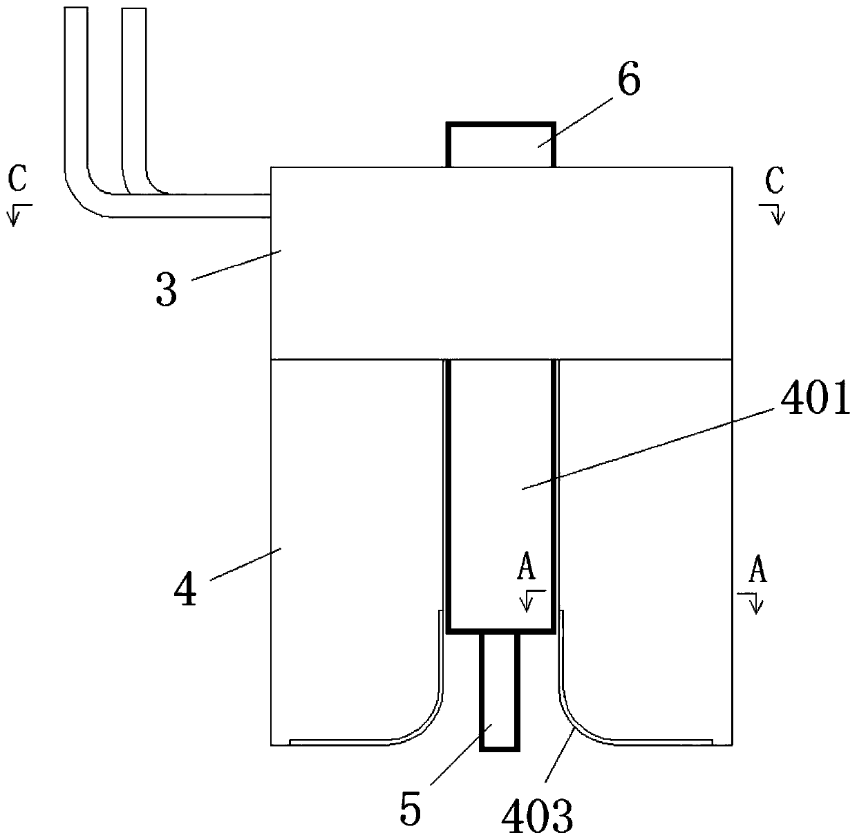 Cable welding wire narrow gap welding method, protective gas nozzle and welding gun