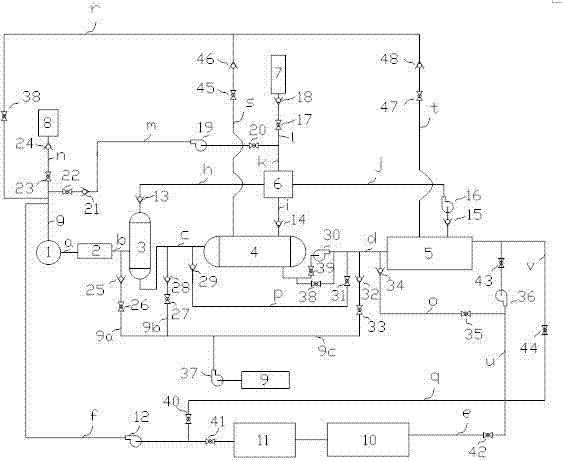 Airtight removing method for harmful gas in drilling fluid