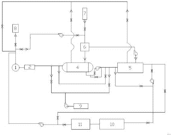 Airtight removing method for harmful gas in drilling fluid