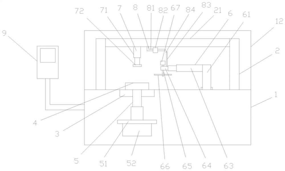 Grooving device for side surface of locking nut